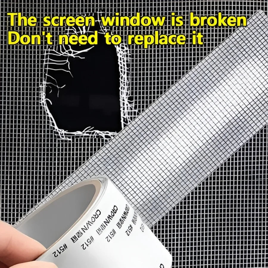 Mesh Roll Tape | Self-Adhesive Window Screen Repair Patch | 3M Anti-Insect Fiberglass