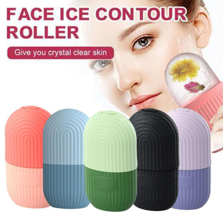 Reusable Facial Ice Roller for Face & Body || Shrinks Pores, Soothes Skin, Enhances Glow | Random Color