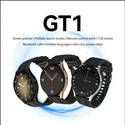 الساعة الذكية GT1 مع مكالمات بلوتوث وشاشة لمس