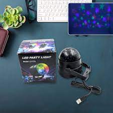 أضواء ديسكو LED للحفلات، كرة سحرية كريستالية، 3 واط، RGB
