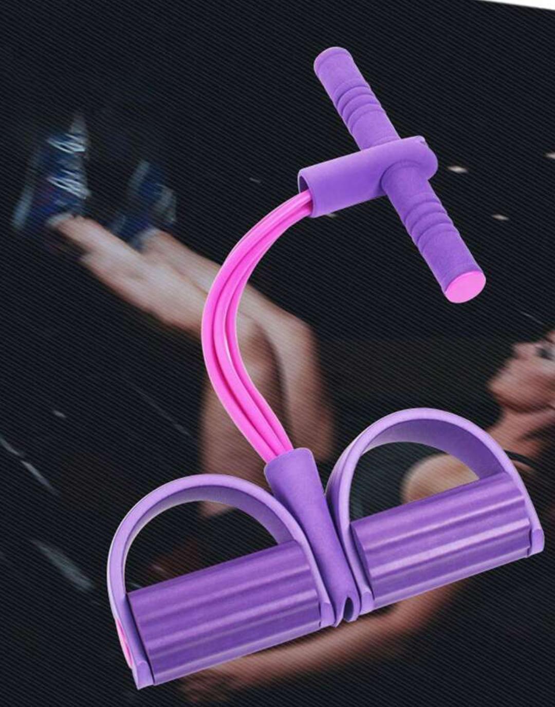 Foot Pedal Latex Tummy Trimmer