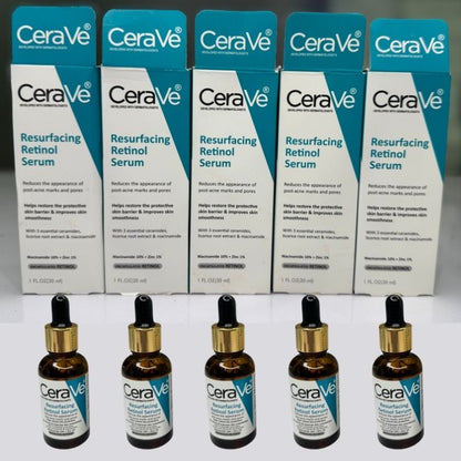 CeraVe سيروم ريتينول مقاوم للعلامات 30 مل | علامات ما بعد حب الشباب، تفتيح وتصغير المسام